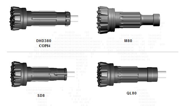 bits dth 8 polegadas