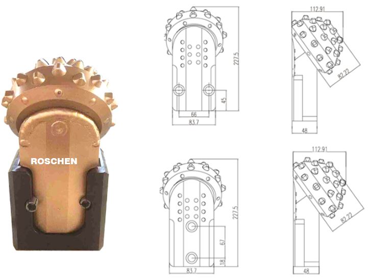 estrutura de rolos c&ocirc;nicos