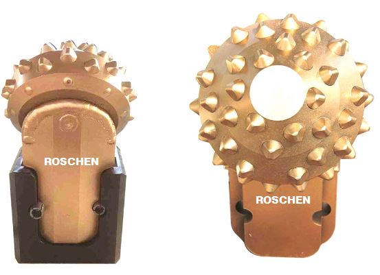 Cones de rolo de base - tipo substituível