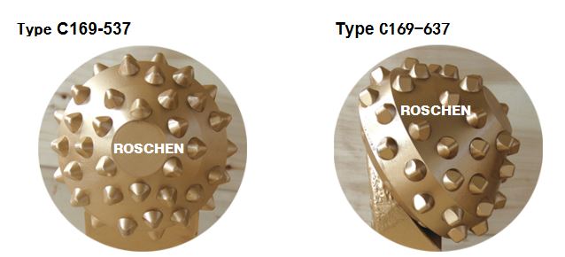 Broca de rolo c&ocirc;nico de funda&ccedil;&atilde;o C169