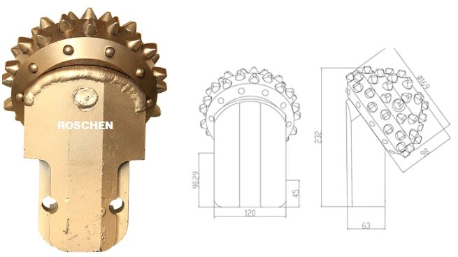 Brocas de cone substitu&iacute;veis C169