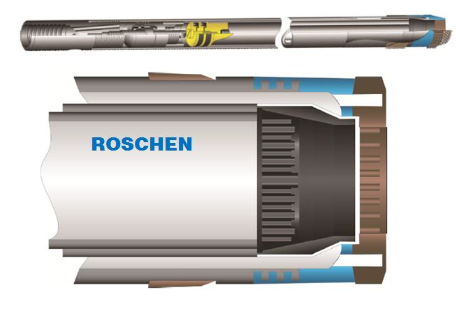 barrilete de tubo triplo