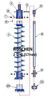 Double Key Hollow Stem Auger 2 1/4 de polegada